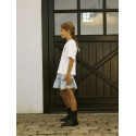 NAME IT KIDS Hominu T-shirt - Bright White / Wild Heart