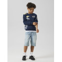 NAME IT KIDS Ryan Bermuda 3800 Denim Shorts - Light Blue Denim
