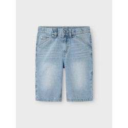 NAME IT KIDS Ryan Bermuda 3800 Denim Shorts - Light Blue Denim