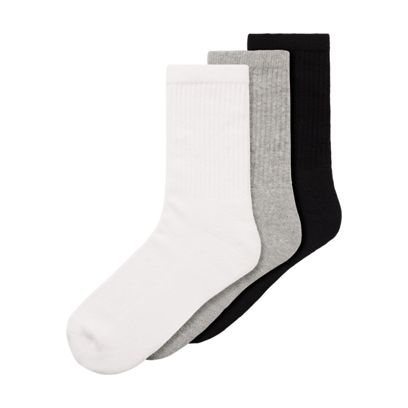 NAME IT KIDS Solid 3-Pak Tennis Sokker - Bright White