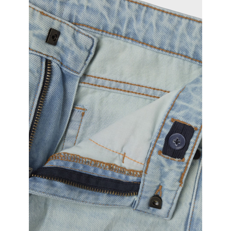 NAME IT KIDS Ryan Bermuda Denim Shorts 3040 - Vintage Light Blue Denim