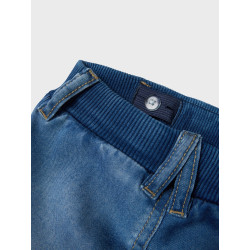NAME IT MINI Ben Baggy Denim Shorts - Medium Blue Denim