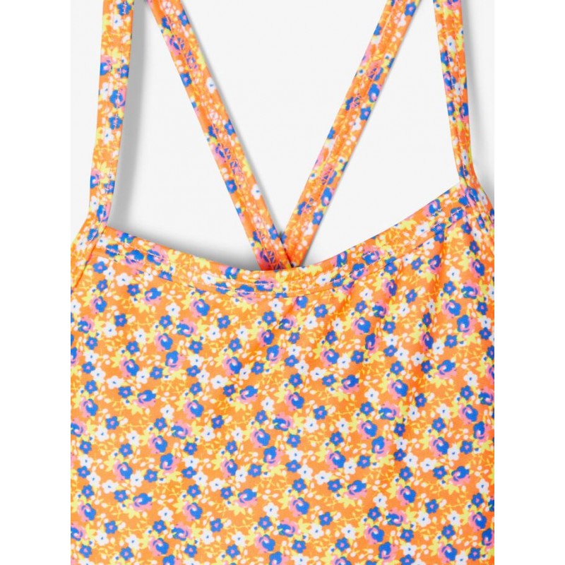 NAME IT Baby/Mini badedragt - Shocking Orange