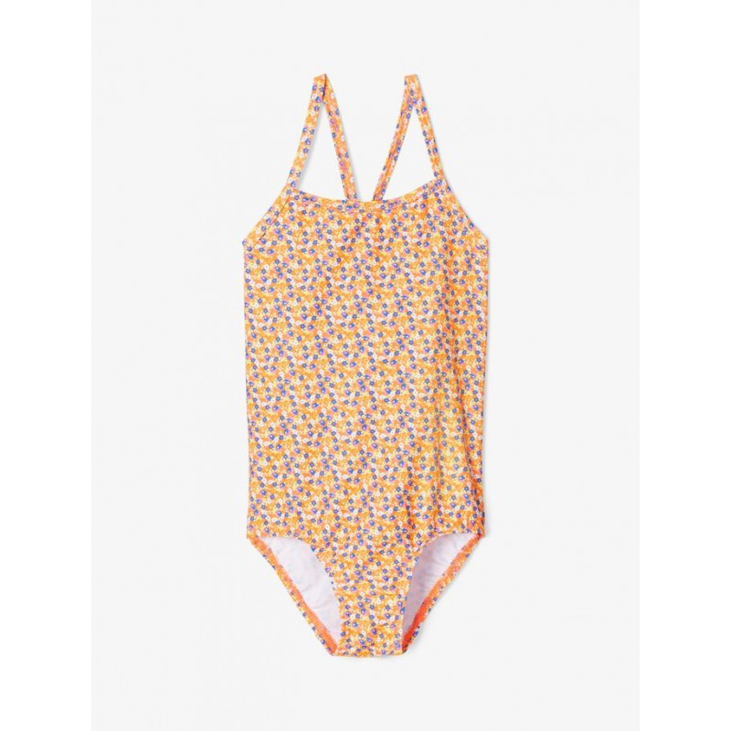NAME IT Baby/Mini badedragt - Shocking Orange