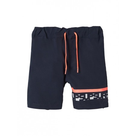 NAME IT Mini Zaxx lang badebukser - Dark Sapphire