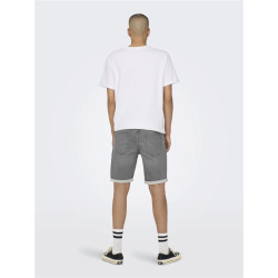 ONLY & SONS Ply Denim Shorts - Grey Denim
