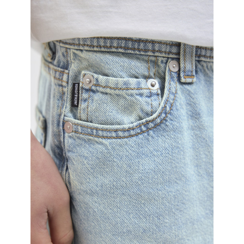JACK & JONES JUNIOR Alex Jjoriginal Denim Shorts 171 - Blue Denim Opt 3