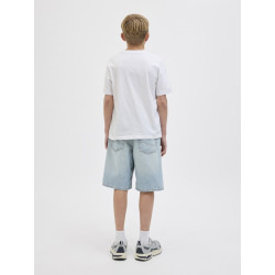 JACK & JONES JUNIOR Alex Jjoriginal Denim Shorts 171 - Blue Denim Opt 3