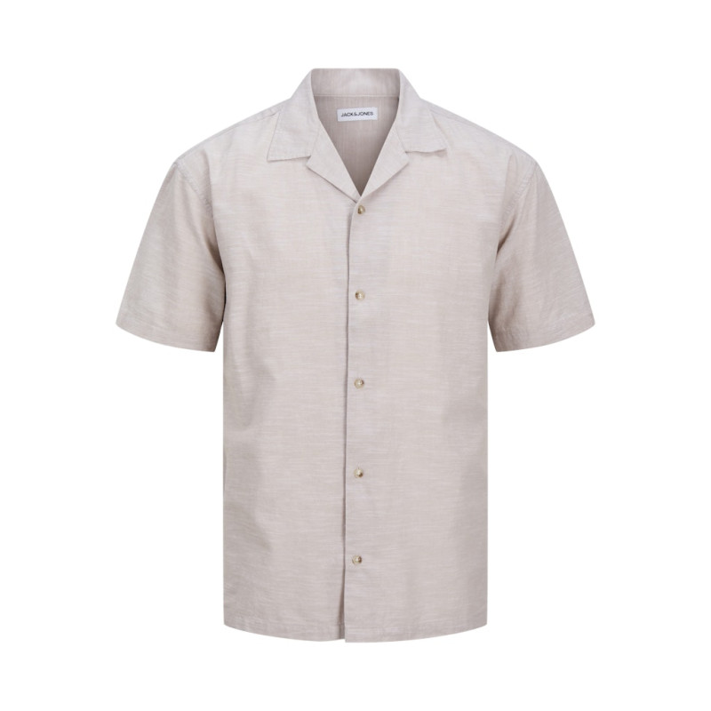JACK & JONES ESSENTIALS Summer Resort Skjorte - Crockery