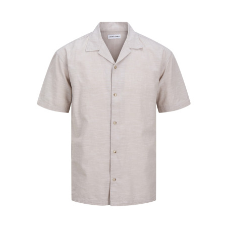 JACK & JONES ESSENTIALS Summer Resort Skjorte - Crockery