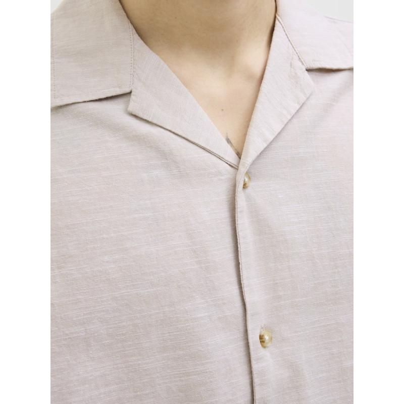 JACK & JONES ESSENTIALS Summer Resort Skjorte - Crockery