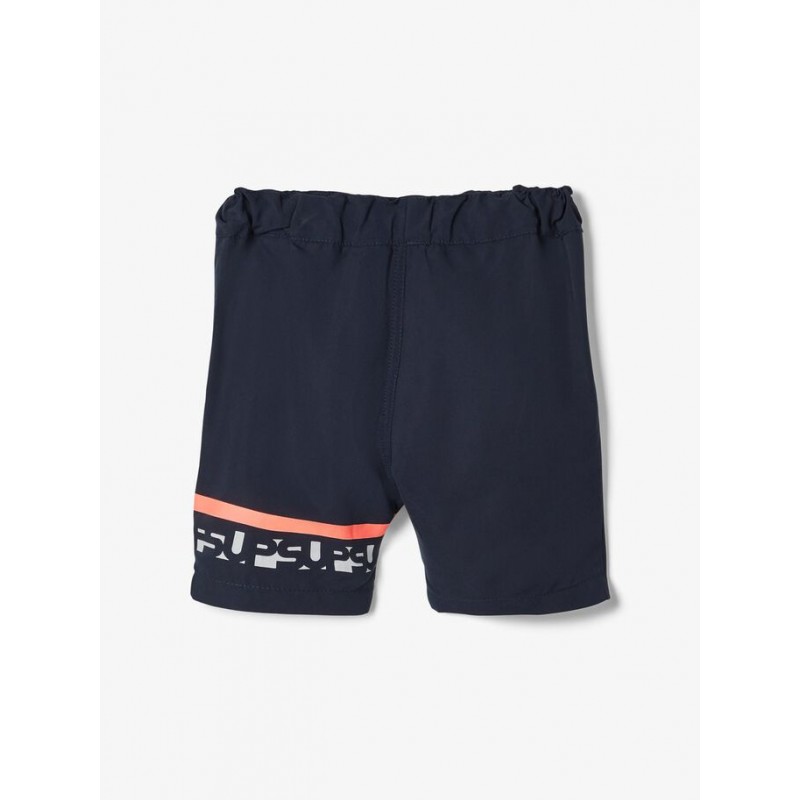 NAME IT Mini Zaxx lang badebukser - Dark Sapphire