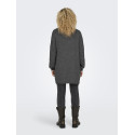 JDY Zoey Strik Cardigan - Dark Grey Melange