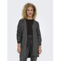 JDY Zoey Strik Cardigan - Dark Grey Melange