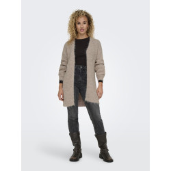 JDY Zoey Strik Cardigan - Chateau Gray