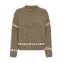ONLY Amanda Life Strik Sweater - Malt Ball