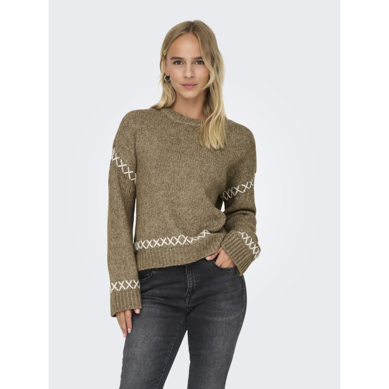 ONLY Amanda Life Strik Sweater - Malt Ball