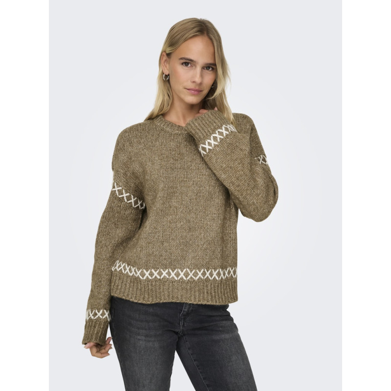 ONLY Amanda Life Strik Sweater - Malt Ball