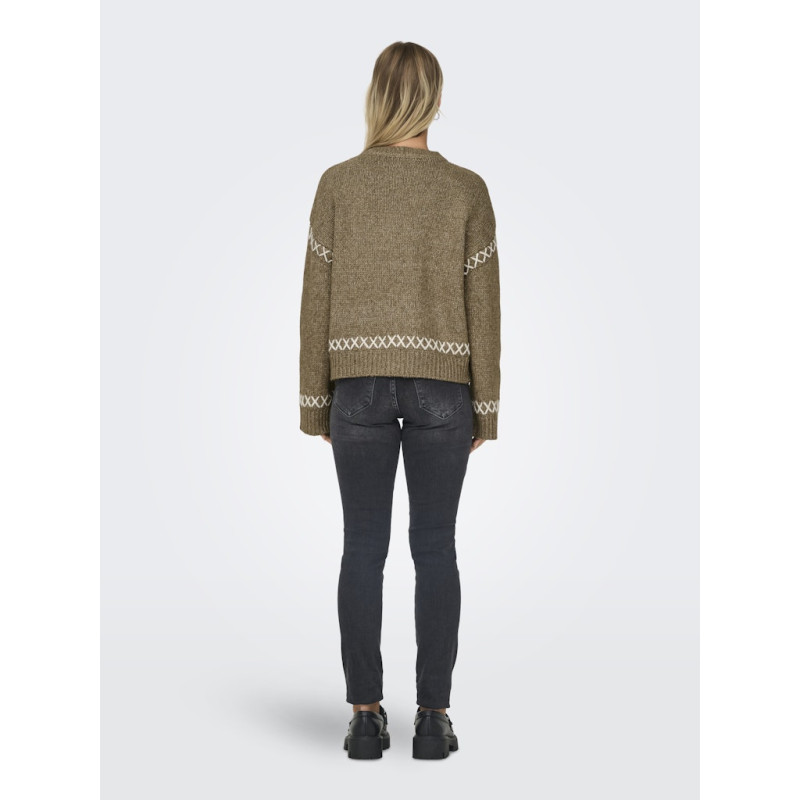 ONLY Amanda Life Strik Sweater - Malt Ball