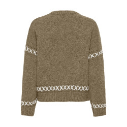 ONLY Amanda Life Strik Sweater - Malt Ball