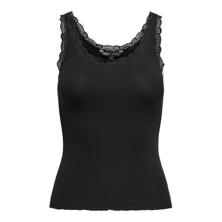 ONLY Sara Sharai Blonde Tanktop - Sort