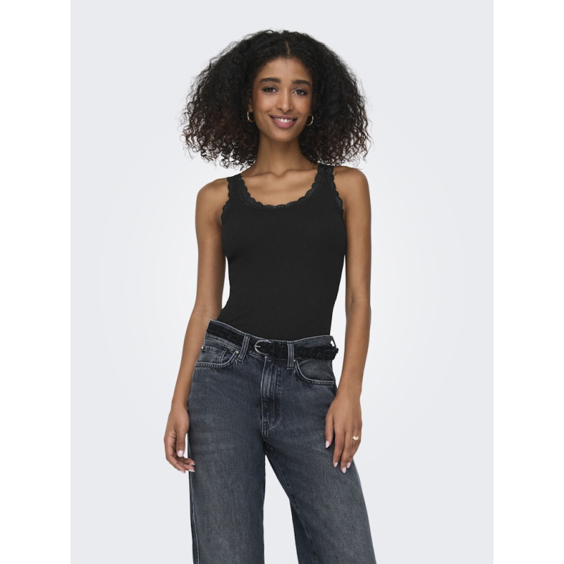 ONLY Sara Sharai Blonde Tanktop - Sort