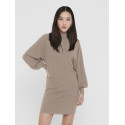 ONLY Labelle L/S Strik Kjole - Mocha Meringue