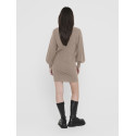 ONLY Labelle L/S Strik Kjole - Mocha Meringue