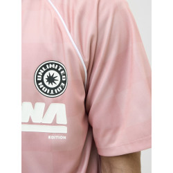 JACK & JONES CORE Retreat Mesh Polo - Pink Icing / Grey Flannel