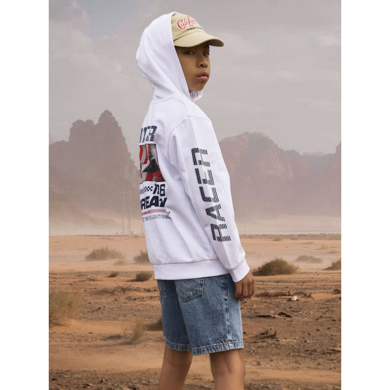 NAME IT KIDS Hepaw Sweatshirt - Bright White