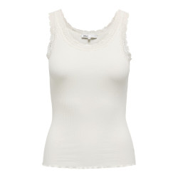 ONLY Sara Sharai Blonde Tanktop - Cloud Dancer