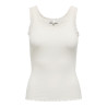 ONLY Sara Sharai Blonde Tanktop - Cloud Dancer