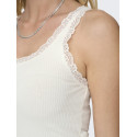 ONLY Sara Sharai Blonde Tanktop - Cloud Dancer