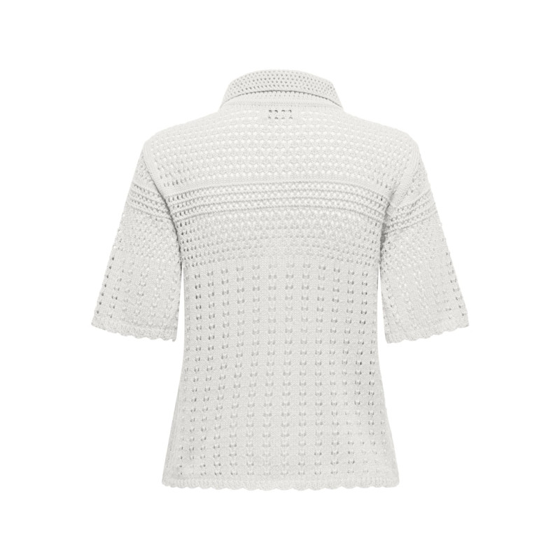 JDY Robin Strikket Cardigan - Cloud Dancer