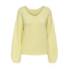 JDY Dinea L/S Vendbar Strik Pullover - Pastel Yellow