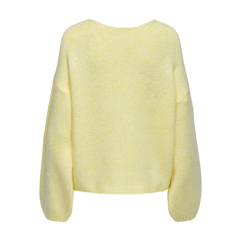 JDY Dinea L/S Vendbar Strik Pullover - Pastel Yellow