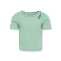 KIDS ONLY Nessa Life S/S Cutout Top - Birds Egg Green