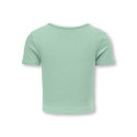 KIDS ONLY Nessa Life S/S Cutout Top - Birds Egg Green
