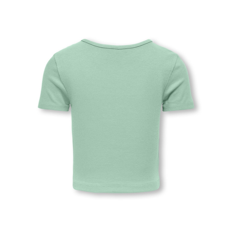 KIDS ONLY Nessa Life S/S Cutout Top - Birds Egg Green