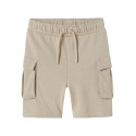 NAME IT KIDS Mollie Cargo Shorts - Pure Cashmere