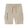 NAME IT KIDS Mollie Cargo Shorts - Pure Cashmere