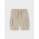 NAME IT KIDS Mollie Cargo Shorts - Pure Cashmere