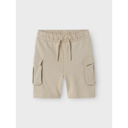 NAME IT KIDS Mollie Cargo Shorts - Pure Cashmere