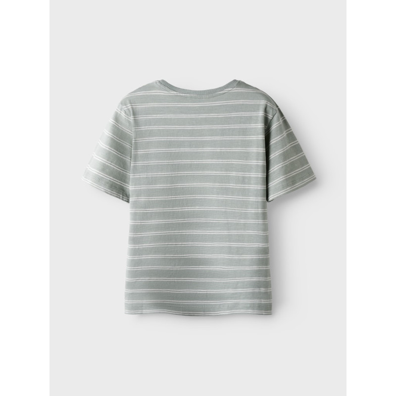 NAME IT KIDS Voby S/S T-shirt - Slate Gray