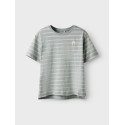 NAME IT KIDS Voby S/S T-shirt - Slate Gray