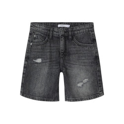 NAME IT KIDS Silas Denim Shorts 7998 - Dark Grey Denim