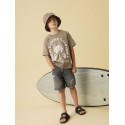 NAME IT KIDS Silas Denim Shorts 7998 - Dark Grey Denim