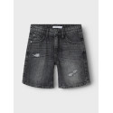 NAME IT KIDS Silas Denim Shorts 7998 - Dark Grey Denim