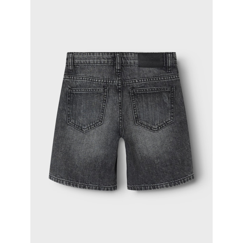 NAME IT KIDS Silas Denim Shorts 7998 - Dark Grey Denim
