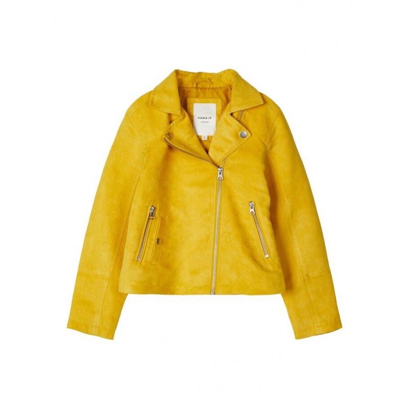 50% UDSALG PÅ NAME IT KIDS MELLEN JACKET - Lemon Curry | Thebestbuy.dk